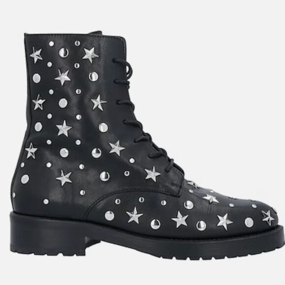 100% Authentic Valentino ankle boots women 8 studded - Picture 1 of 7